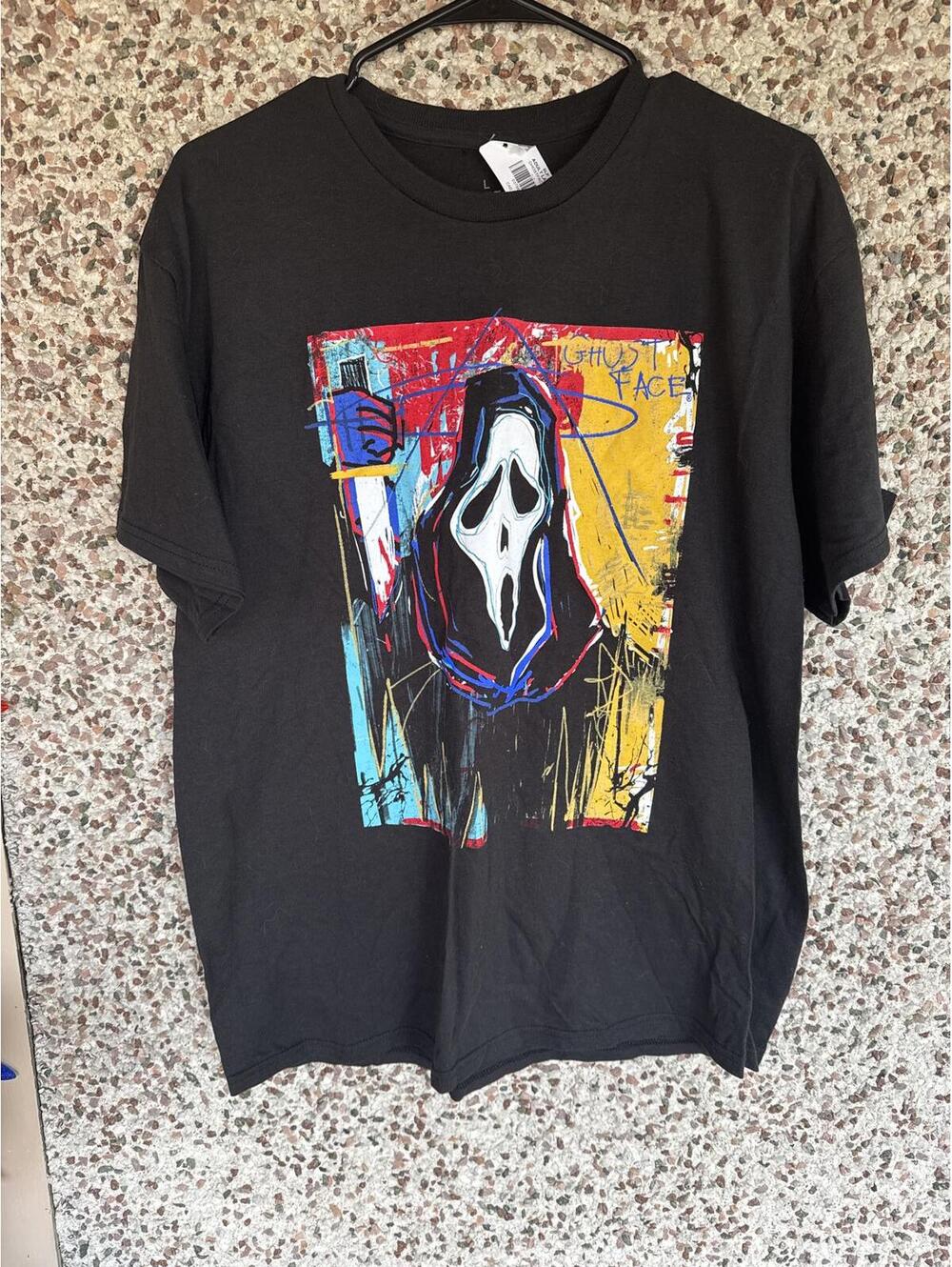 Ghost Face Scream Tee by Spencer's – Large, NWT Horror Graphic Shirt